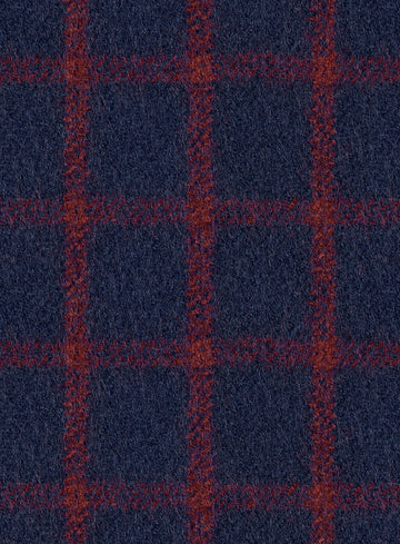 Highlander Heavy Blue Checks Tweed Jacket - StudioSuits