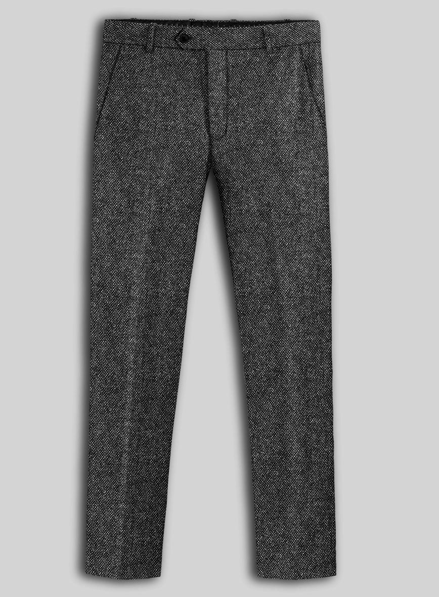 Highlander Heavy Gray Bedford Tweed Pants - StudioSuits