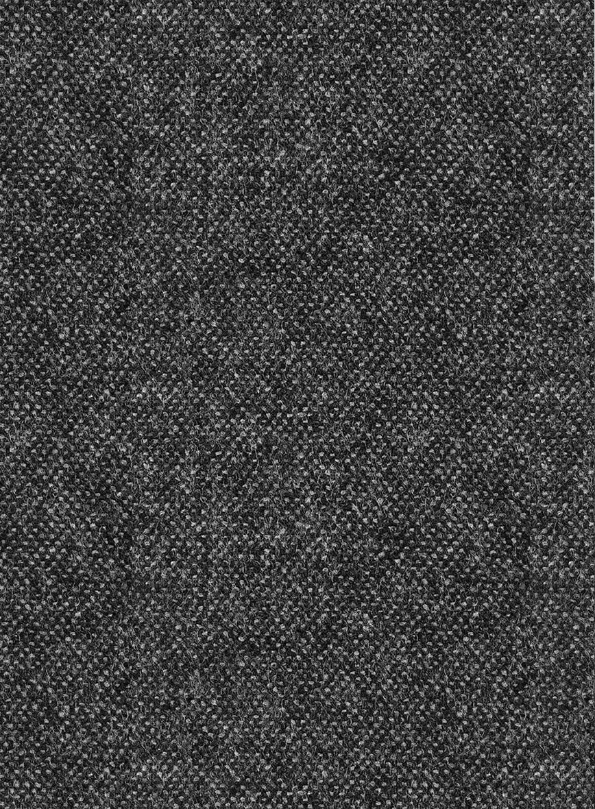 Highlander Heavy Gray Bedford Tweed GQ Overcoat - StudioSuits