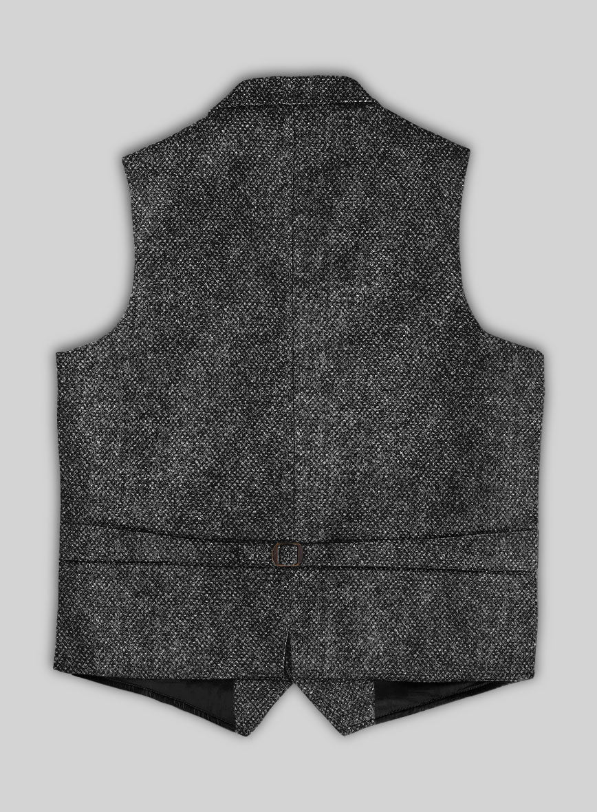 Highlander Heavy Gray Bedford Tweed Hunting Vest - StudioSuits