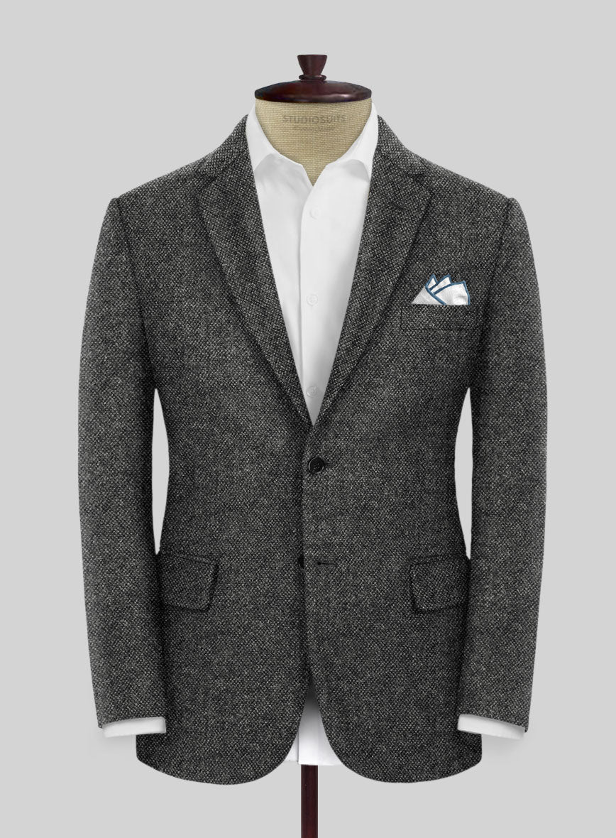 Highlander Heavy Gray Bedford Tweed Jacket - StudioSuits