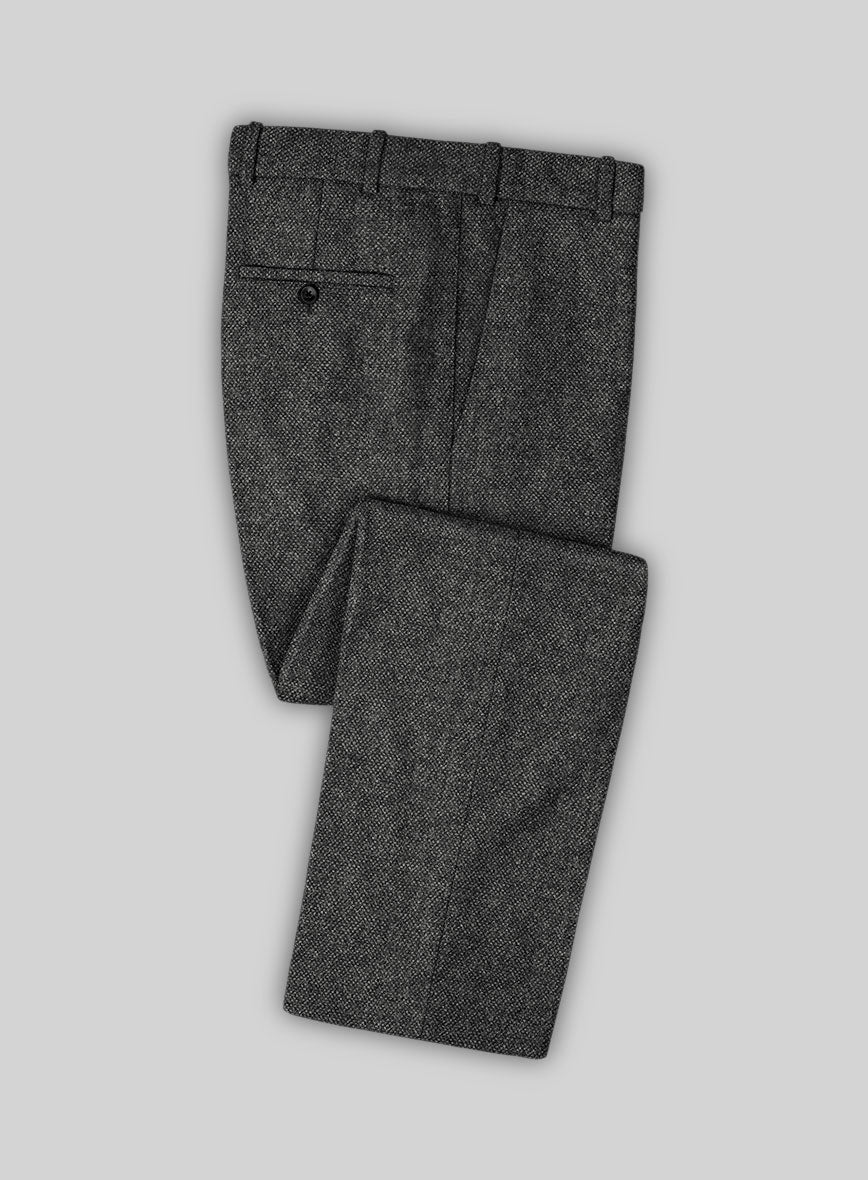 Highlander Heavy Gray Bedford Tweed Pants - StudioSuits
