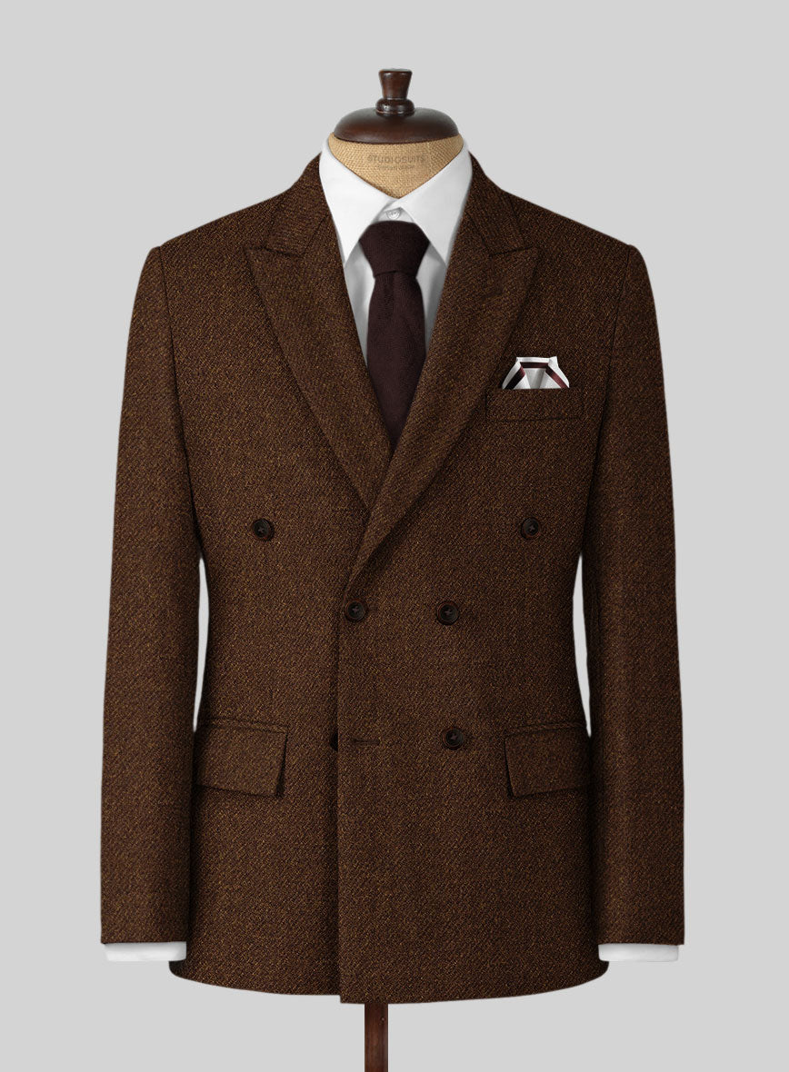 Highlander Heavy Heritage Brown Tweed Suit - StudioSuits