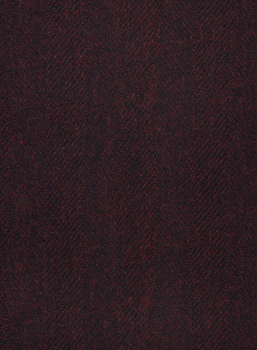 Highlander Heavy Wine Herringbone Tweed Suit - StudioSuits