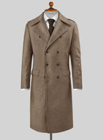 Highlander Light Tobacco Tweed GQ Overcoat - StudioSuits