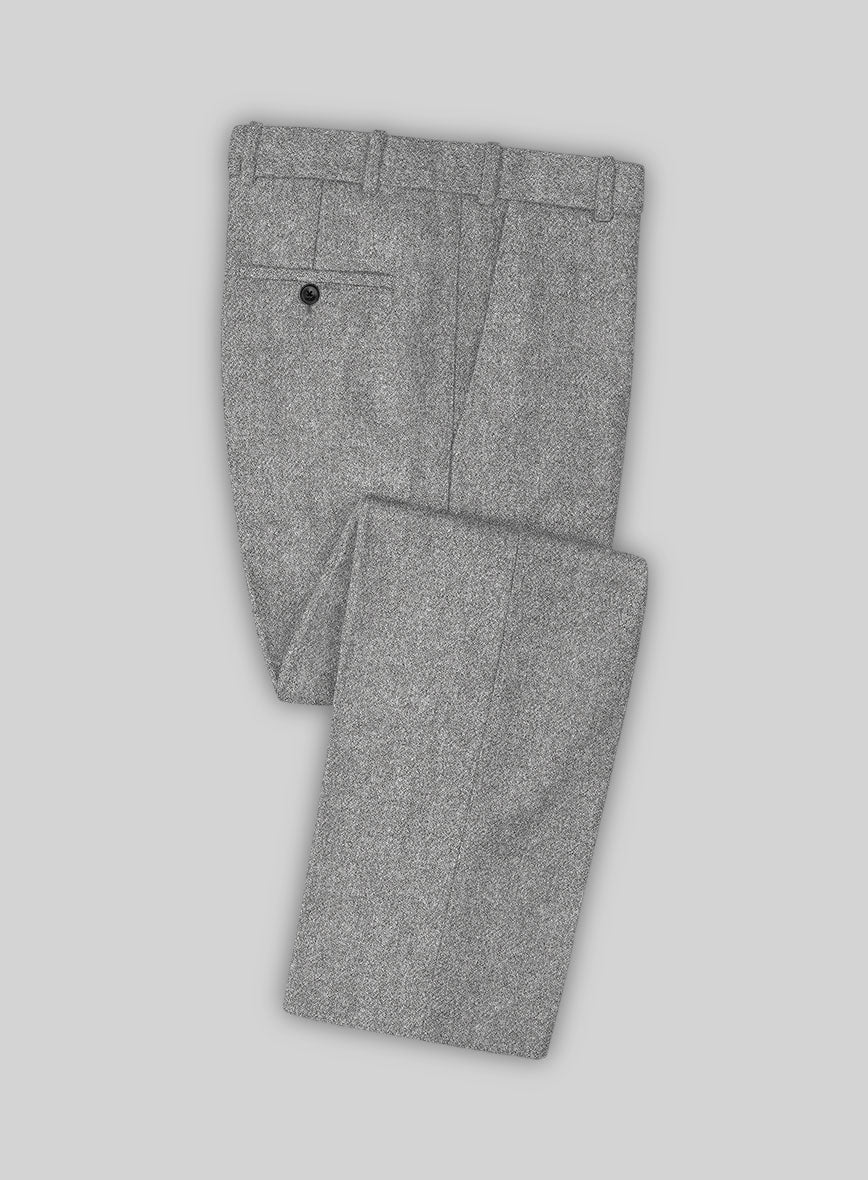 Highlander Steel Gray Tweed Suit - StudioSuits