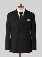 Highlander Black Tweed Suit - StudioSuits