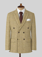 Highlander Heavy Beige Herringbone Tweed Suit - StudioSuits