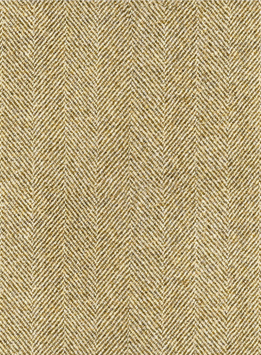 Highlander Heavy Beige Herringbone Tweed Suit - StudioSuits