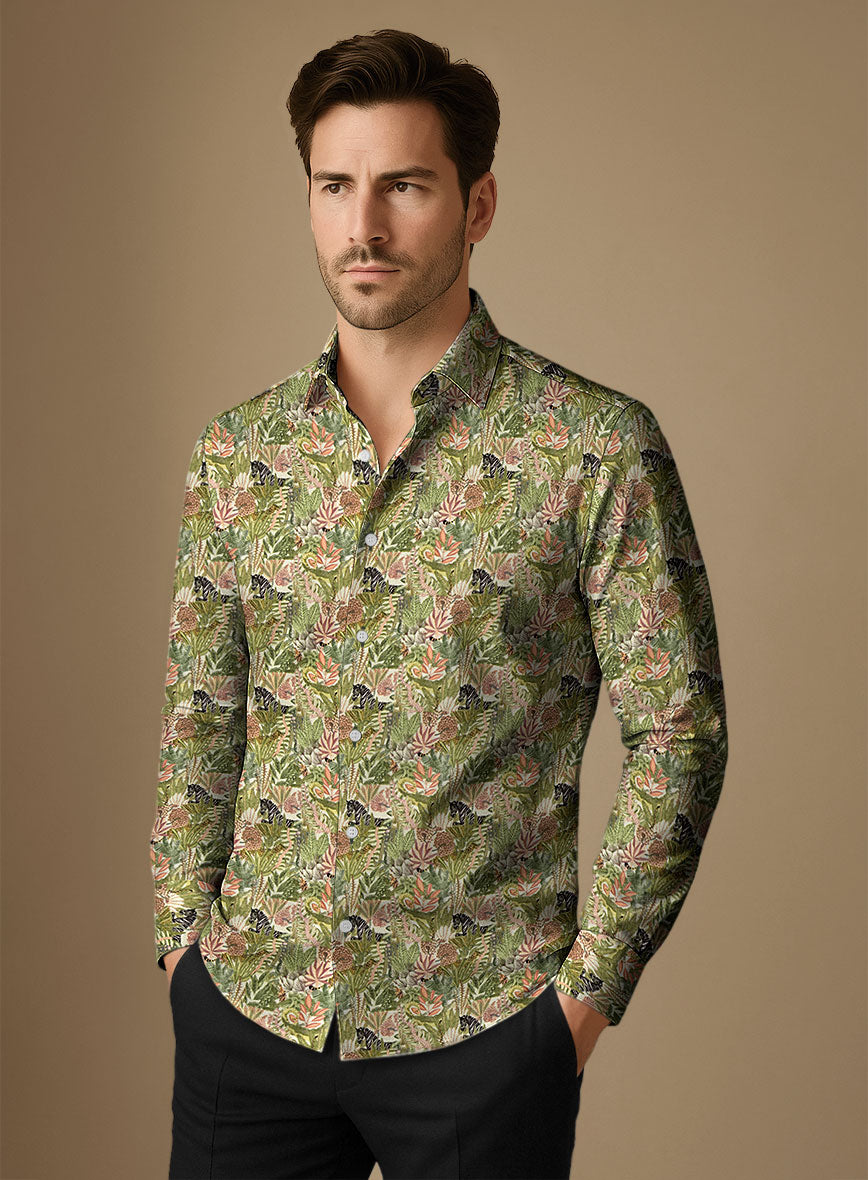 Hilario Silk Cotton Shirt - StudioSuits