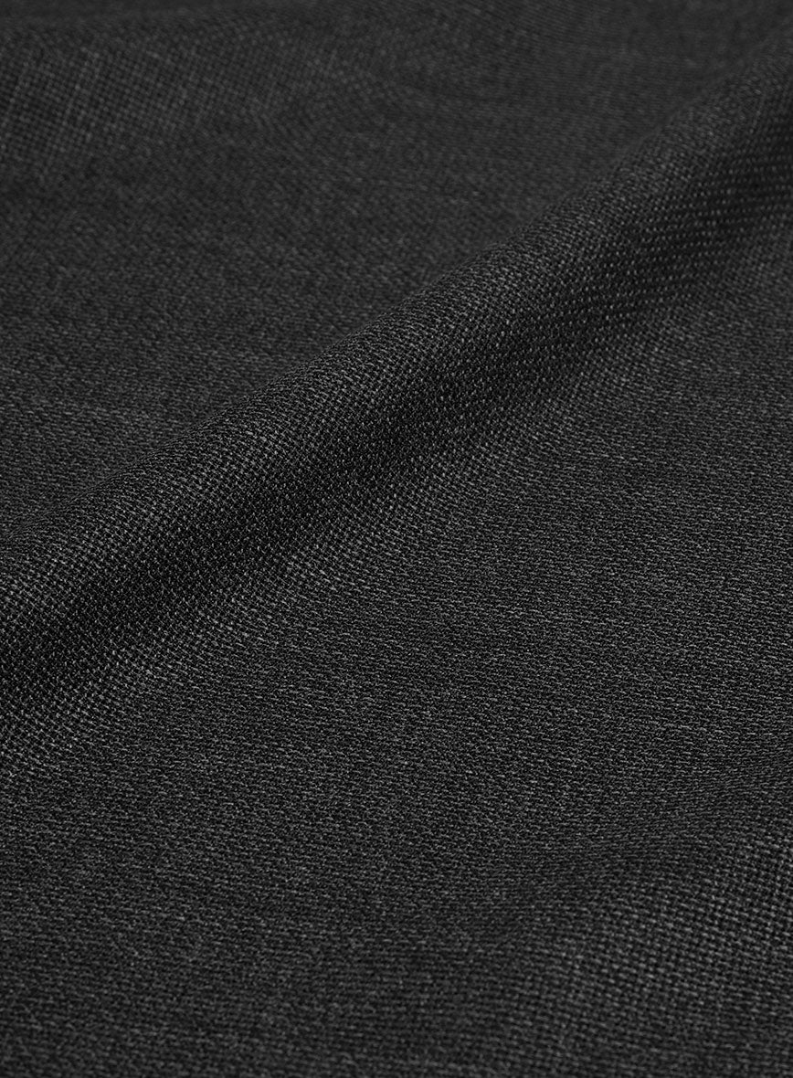 Hopsack Charcoal Jacket - StudioSuits