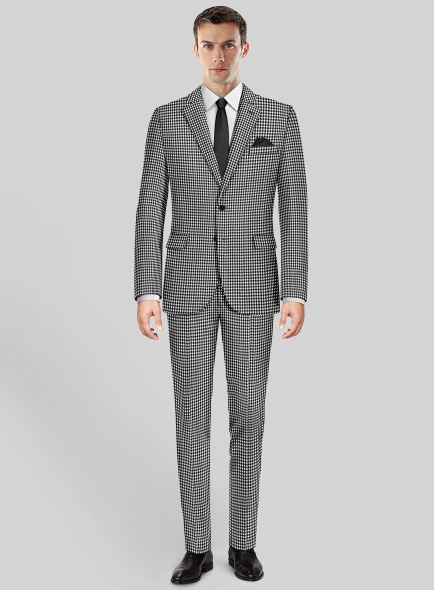 Houndstooth Wool Suit - StudioSuits