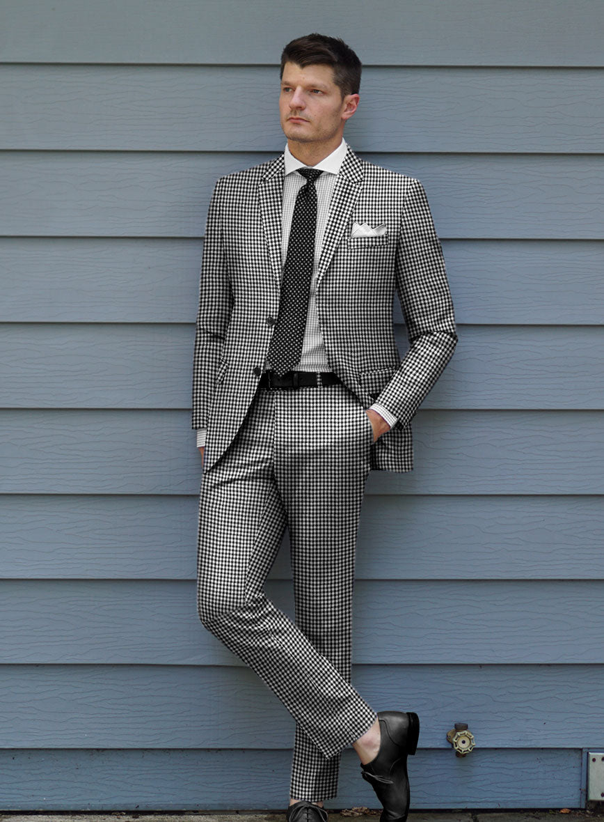 Shepherd's Plaid Wool Suit - StudioSuits