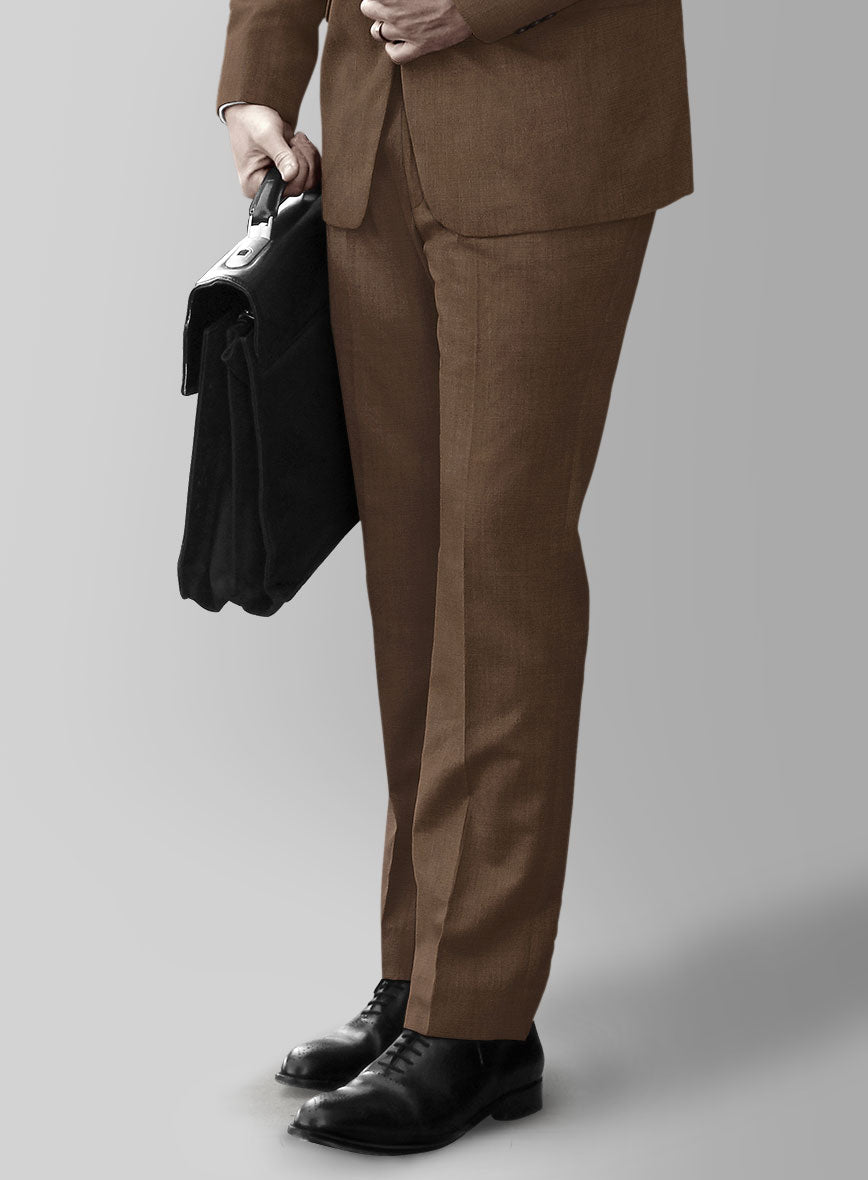 Huddersfield Stretch Brown Wool Suit
