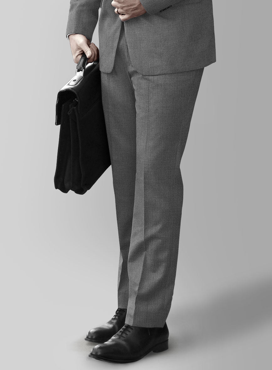 Huddersfield Stretch Gray Wool Suit