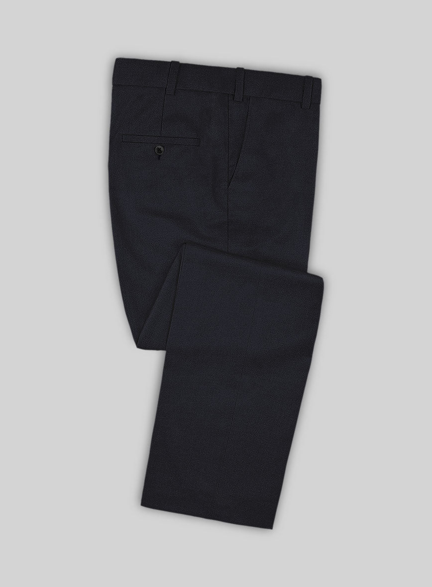 Huddersfield Stretch Midnight Blue Wool Suit - StudioSuits