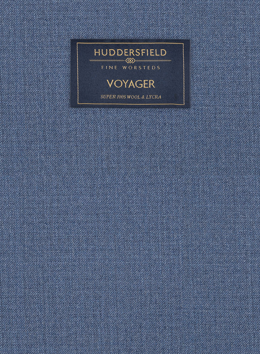Huddersfield Stretch Slate Blue Wool Suit