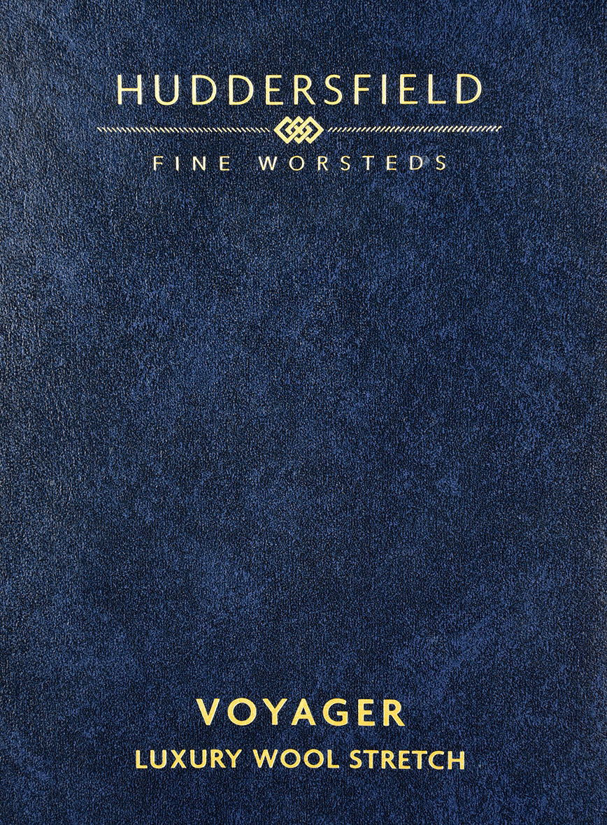 Huddersfield Stretch Midnight Blue Wool Suit - StudioSuits