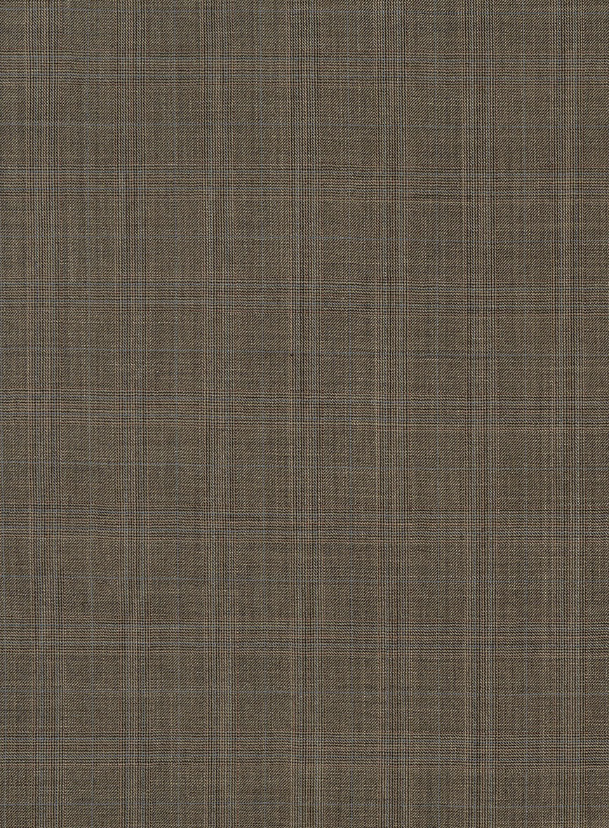 Huddersfield Brown Glen Pure Wool Suit - StudioSuits