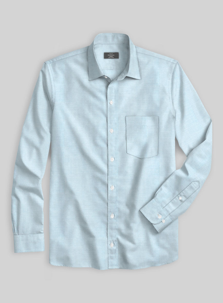 Iced Alloy Cotton Lycra Shirt - StudioSuits