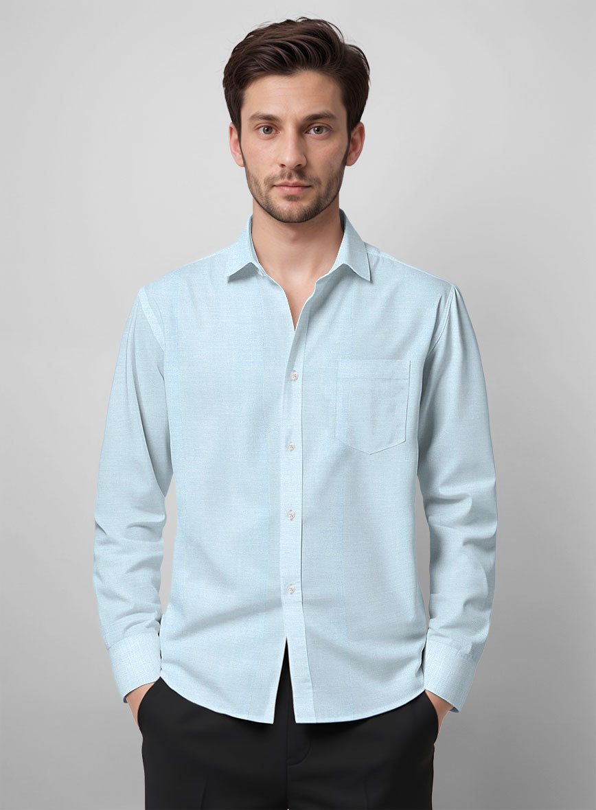 Iced Alloy Cotton Lycra Shirt - StudioSuits