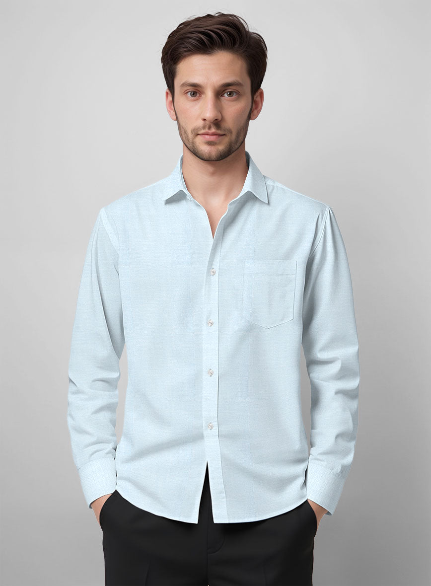Iced Alloy Cotton Lycra Shirt - StudioSuits