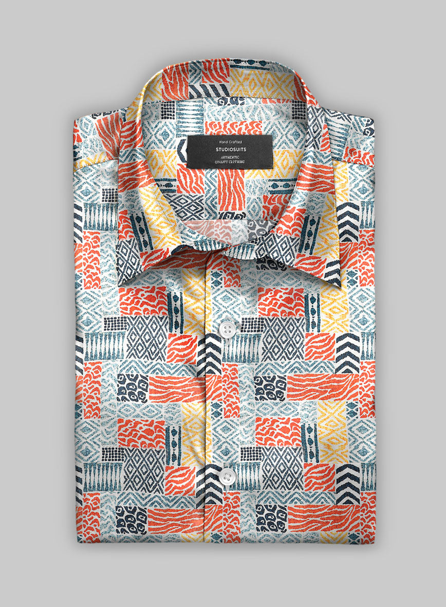 Ikatina Silk Cotton Shirt - StudioSuits