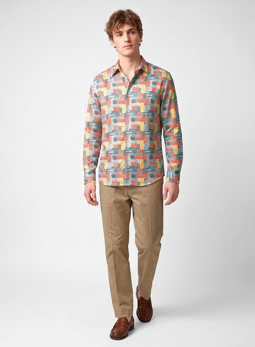 Ikatina Silk Cotton Shirt - StudioSuits