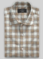 Ilimas Checks Linen Shirt - StudioSuits