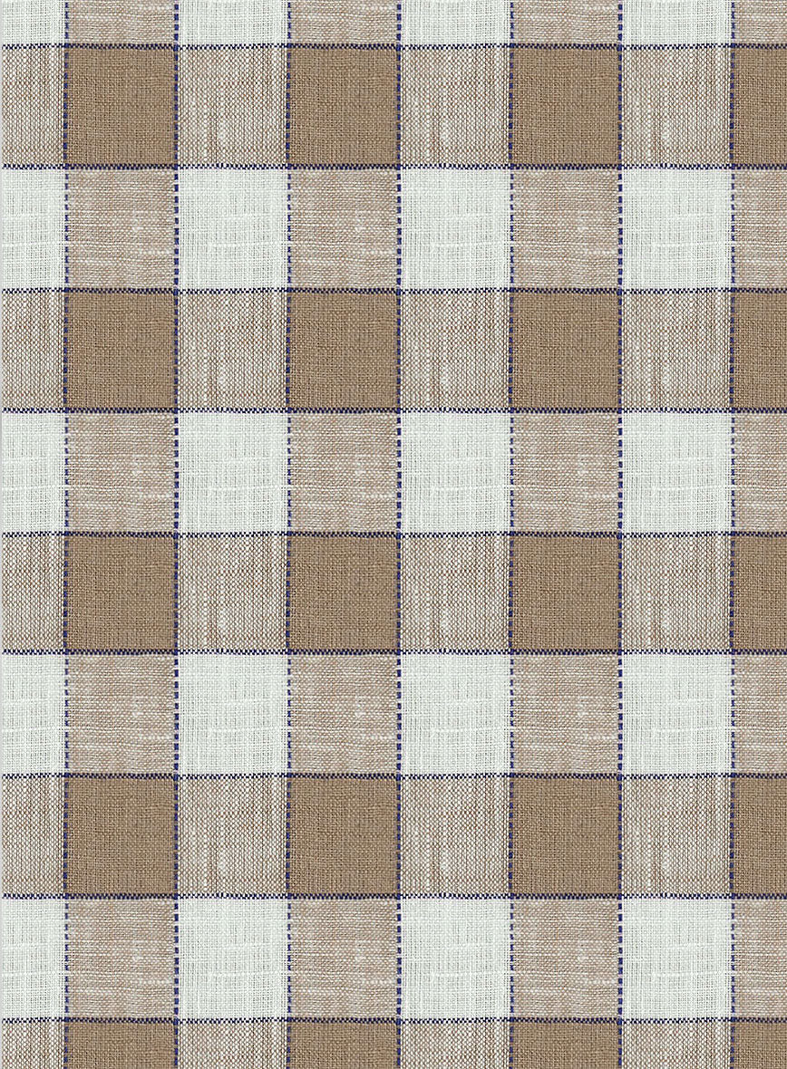 Ilimas Checks Linen Shirt - StudioSuits