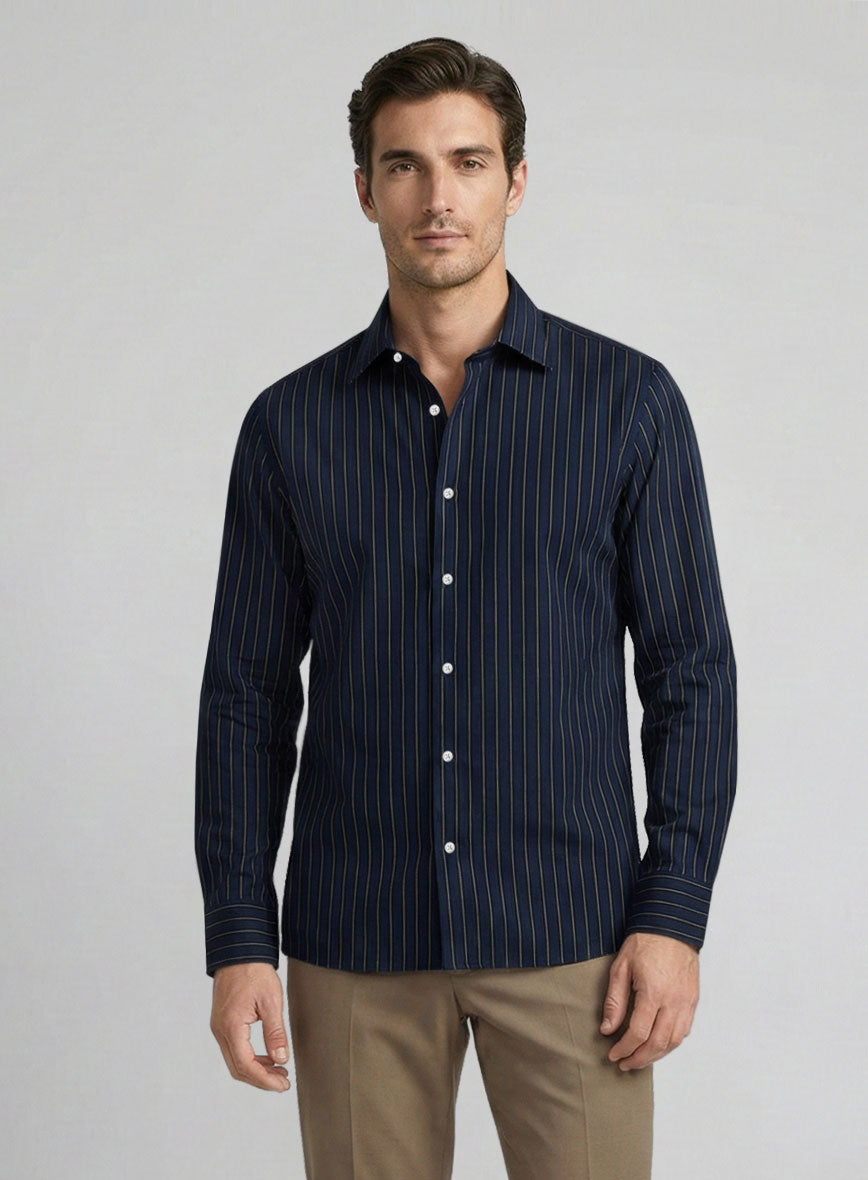 Imperial Night Cotton Shirt - StudioSuits