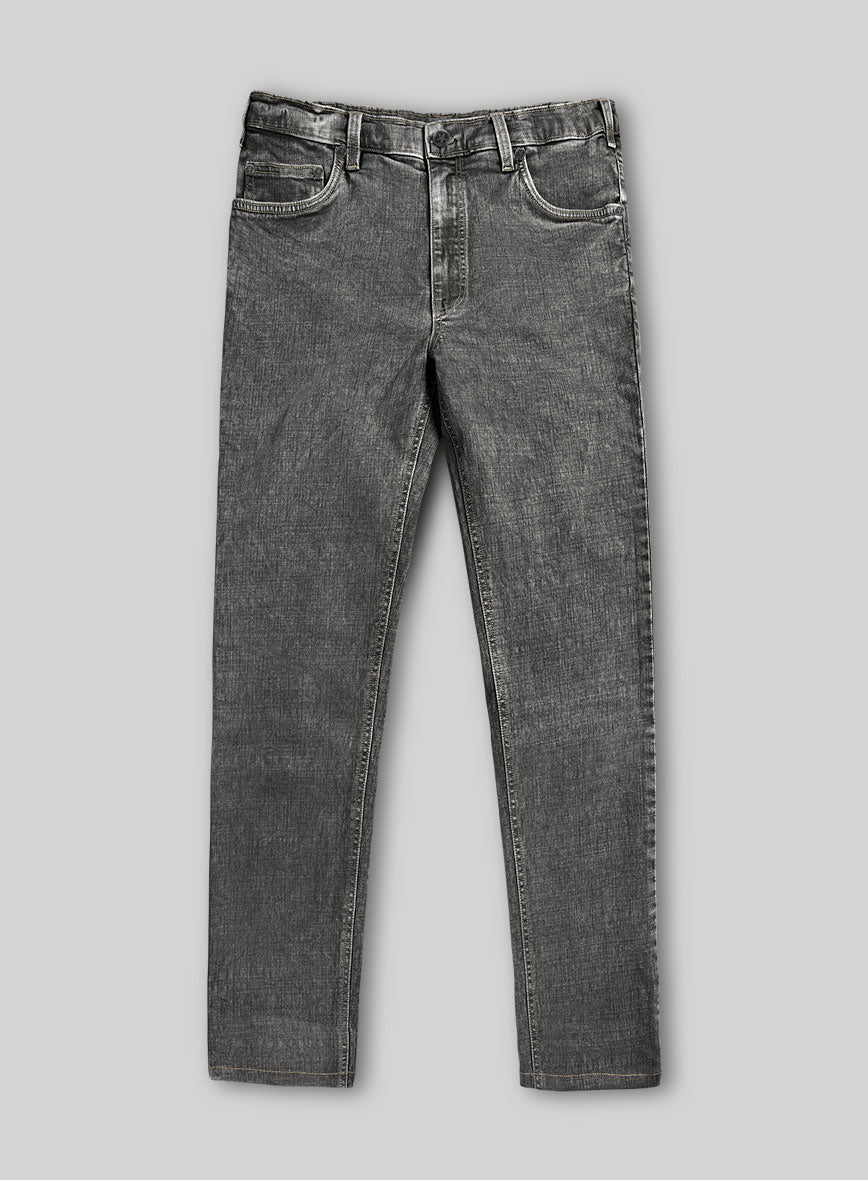 Indigo Black Stretch Blast Denim Jeans - StudioSuits