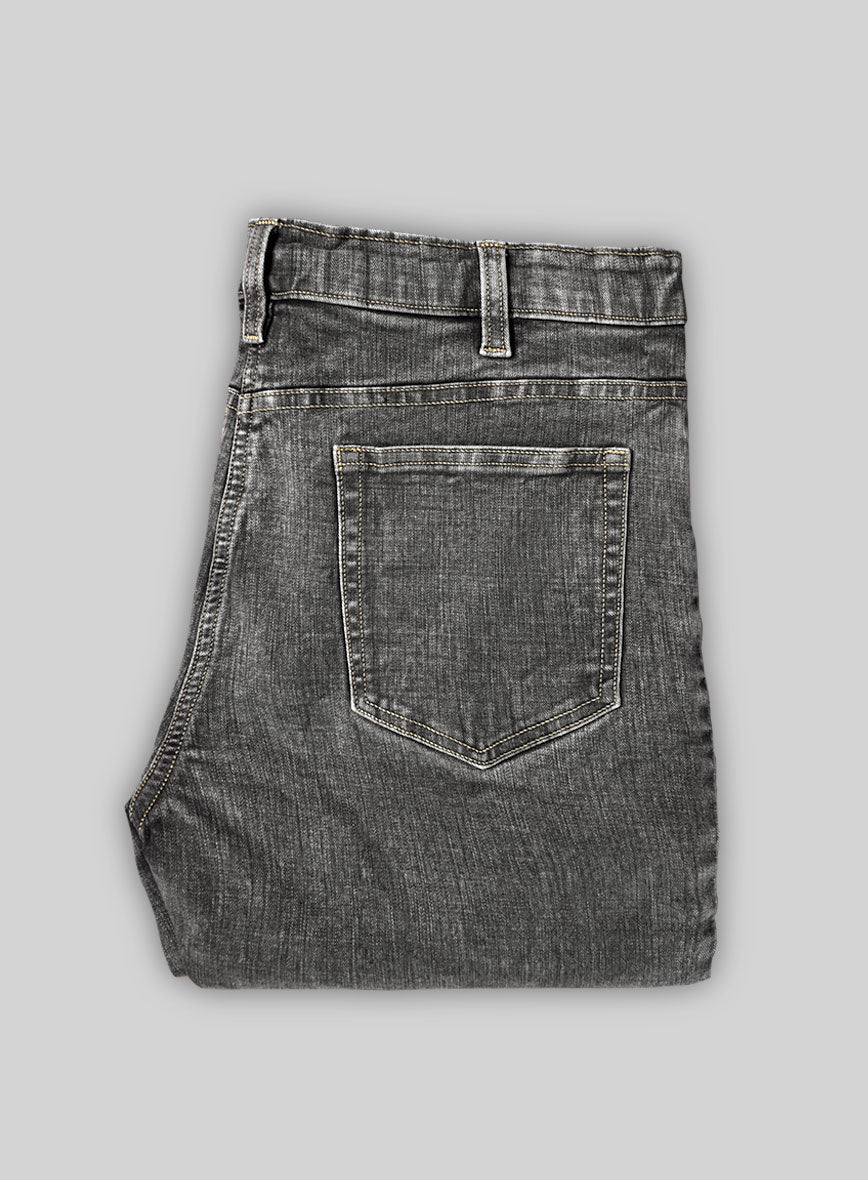 Indigo Black Stretch Blast Denim Jeans - StudioSuits