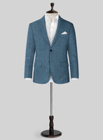 Indigo Blue Pure Linen Boys Suit - StudioSuits