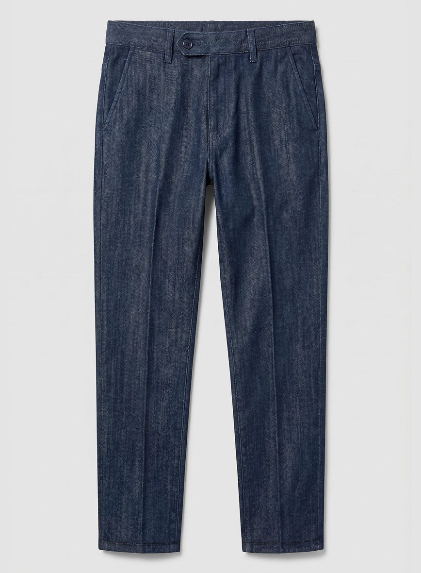 Indigo Denim Pants - StudioSuits