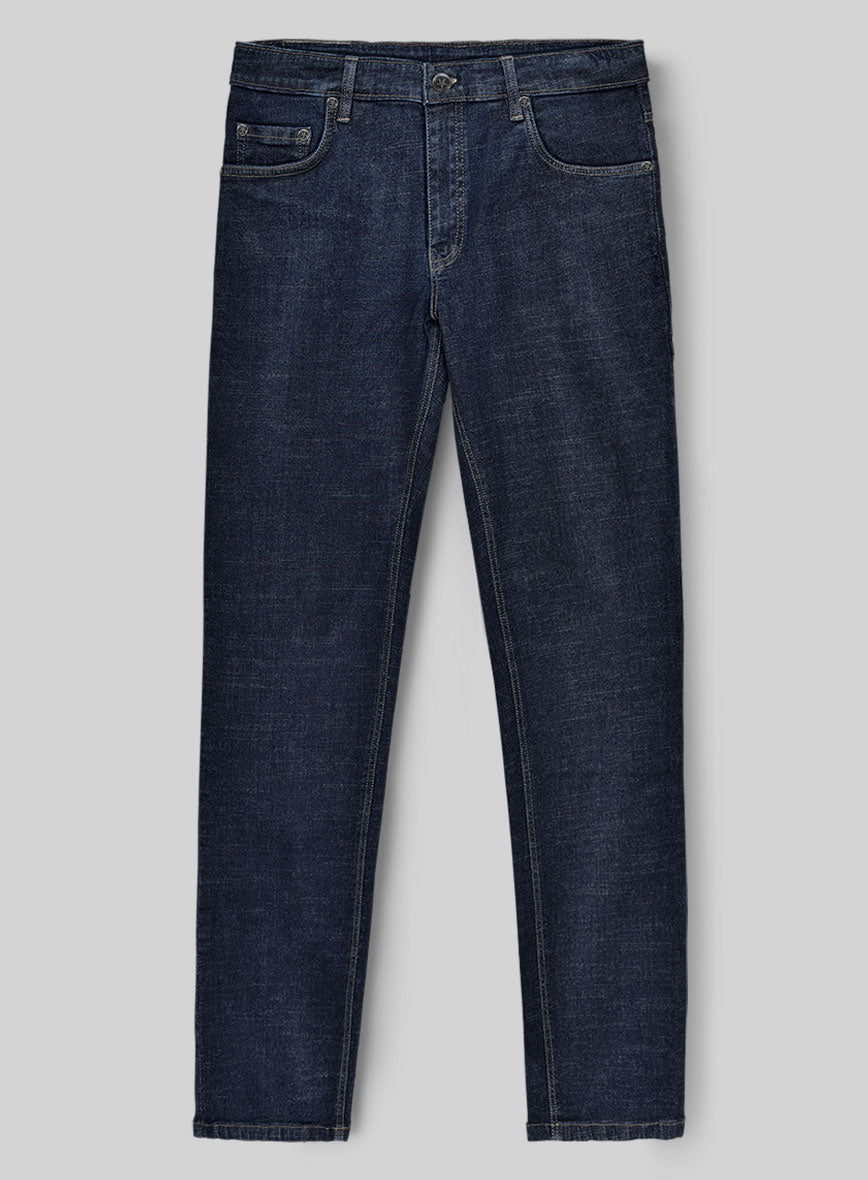 Indigo Stretch Denim Jeans - StudioSuits