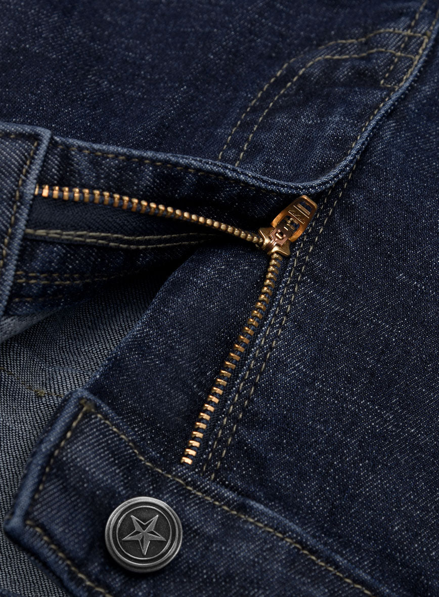 Indigo Stretch Denim Jeans - StudioSuits