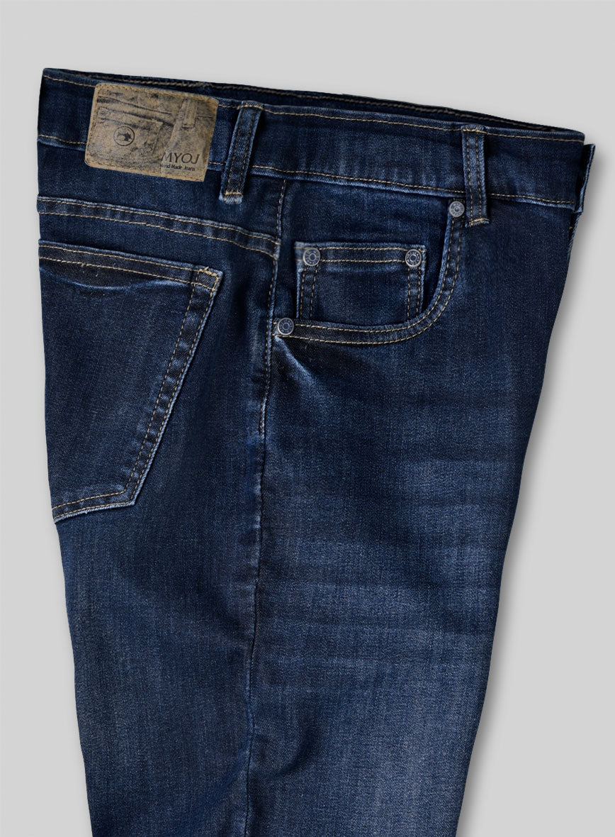 Light Weight Stretch Indigo Traveller Jeans - StudioSuits