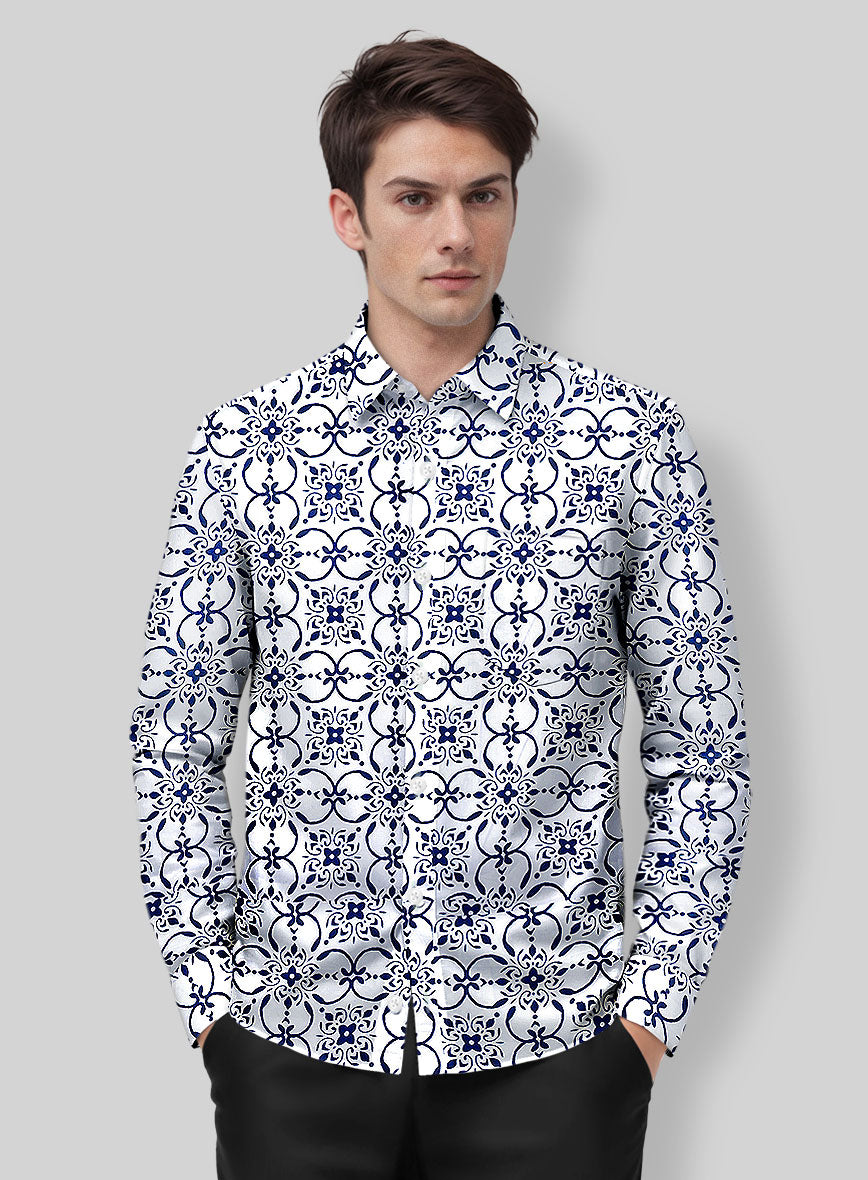 Indi Twist Cotton Lycra Shirt - StudioSuits