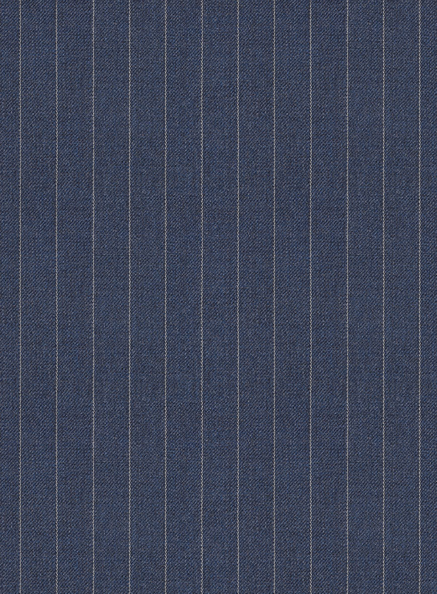 Ink Blue Pinstripe Pants - StudioSuits