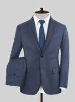 Ink Blue Pinstripe Suit - StudioSuits