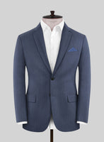 Ink Blue Pinstripe Suit - StudioSuits