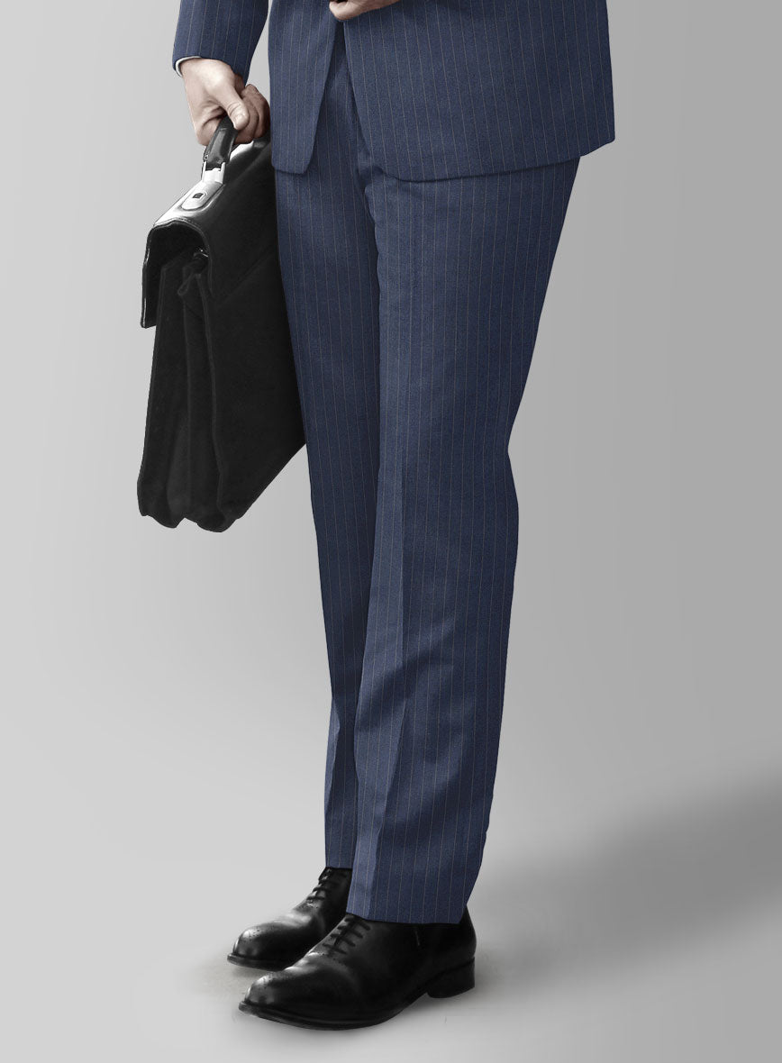 Ink Blue Pinstripe Suit – StudioSuits
