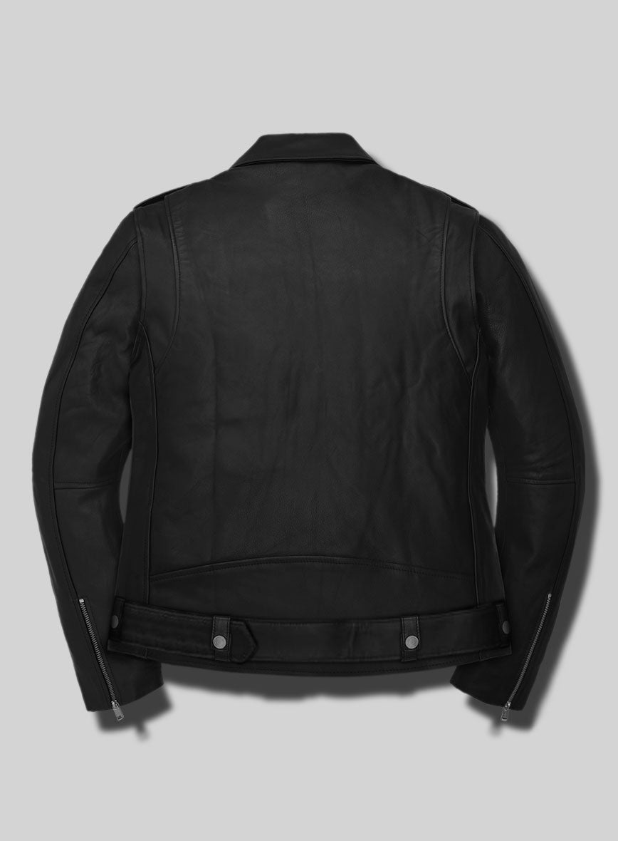 Iron Steed Black Leather Jacket - StudioSuits
