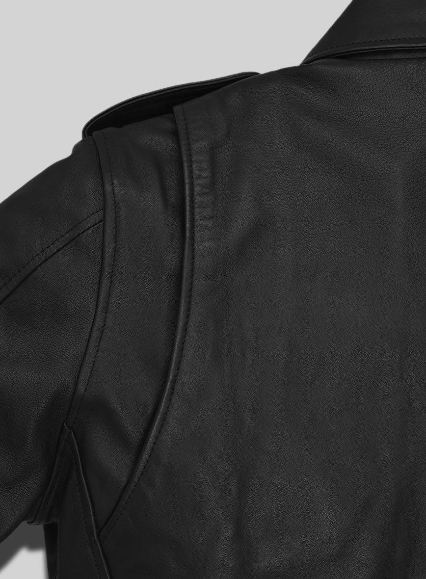 Iron Steed Black Leather Jacket - StudioSuits