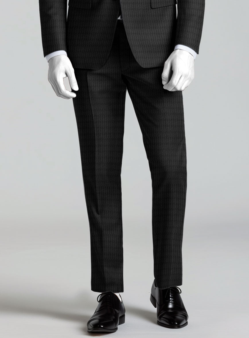 Italian Wool Silk Ricalo Pants - StudioSuits