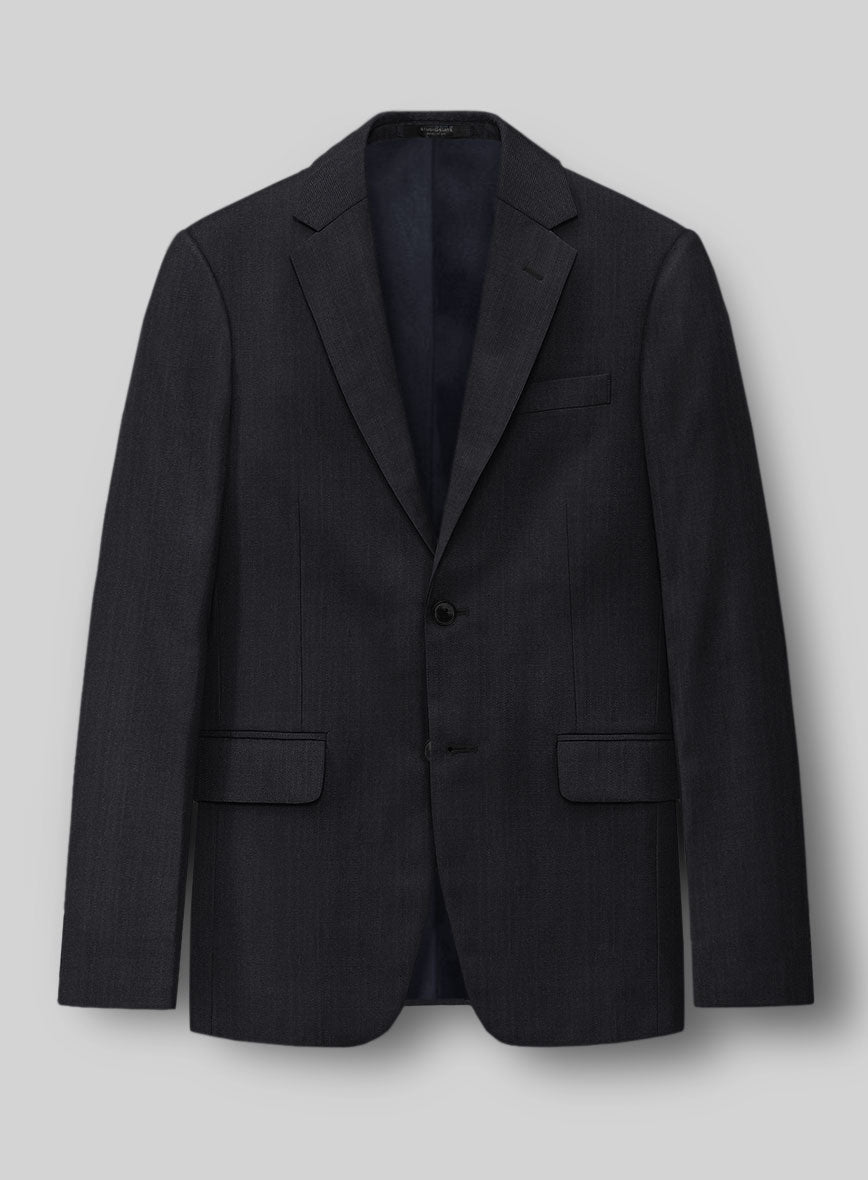 Italian Wool Lycra Rulesto Jacket - StudioSuits