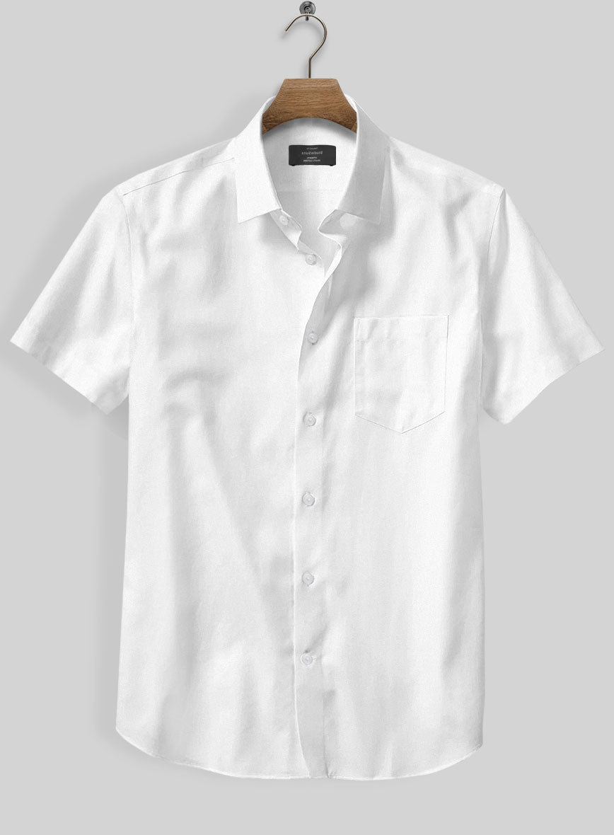 Italian Cotton White Shirt - StudioSuits