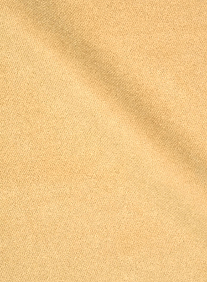 Italian Beige Velvet Touch Jacket - StudioSuits