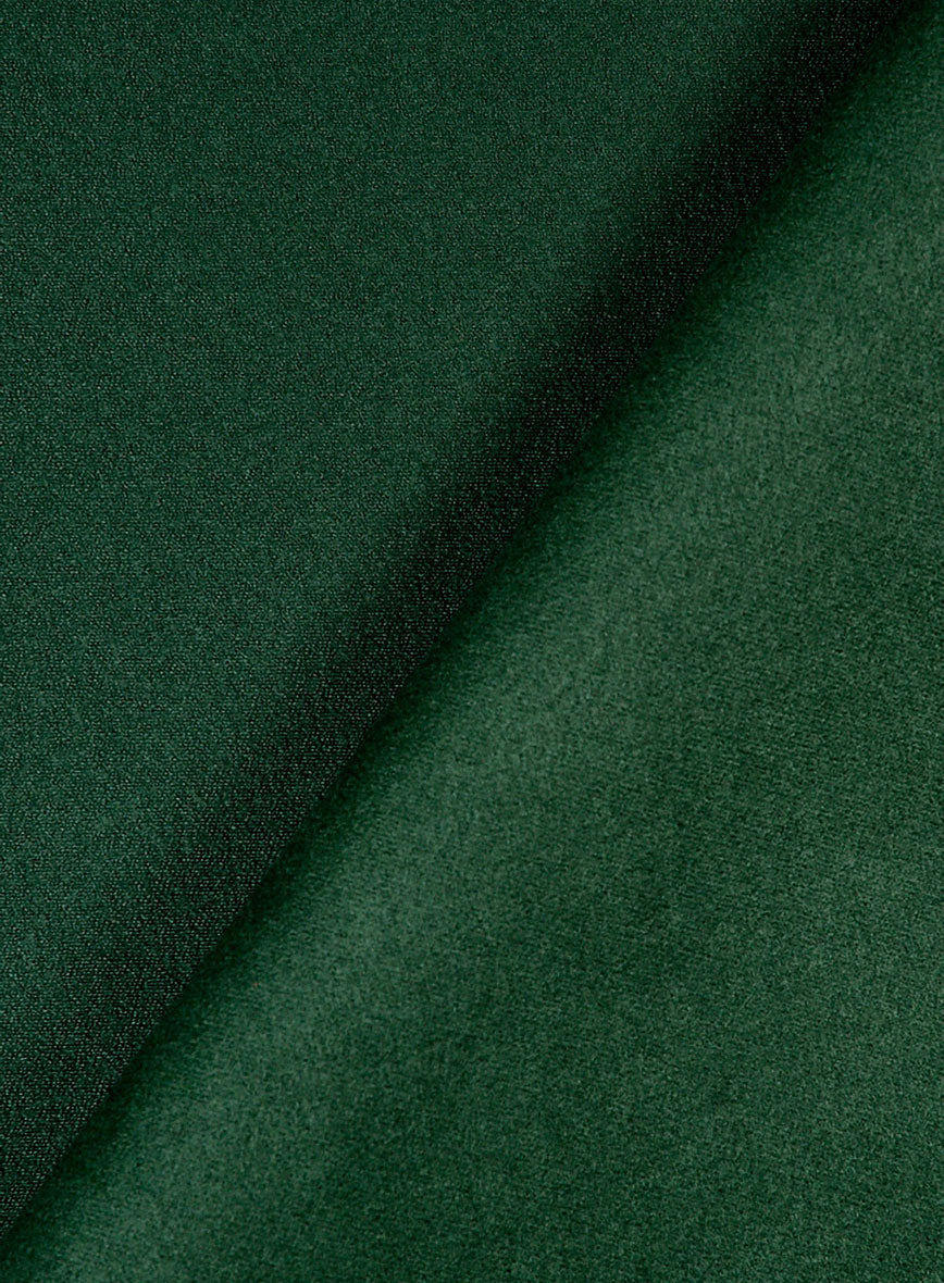 Italian Green Velvet Touch Jacket - StudioSuits